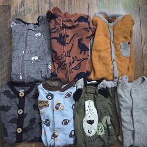 Assorted Baby Sleepers 0-3 Months